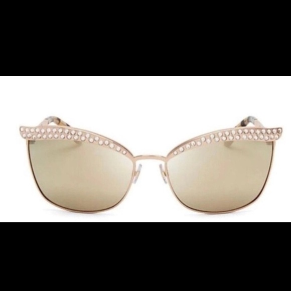 Kate Spade Gold Sunglasses with Crystal Detail - Picture 1 of 8